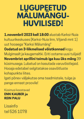 Karksi mälumäng